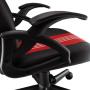 WHITE SHARK Baracuda ABALONE Black / Red, Gaming Chair - slika 4