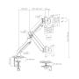 WHITE SHARK WS GMS 3209 AKHENATEN I, Monitor Stand - slika 3