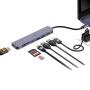 S BOX Adapter H 999, USB Type C / HDMI - 7u1 - slika 2