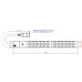 BACHMANN PDU Basic ALU 19''1U12xC13 sa bbok. ulaz C14,osig.10A, kabl2m - slika 4
