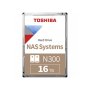 TOSHIBA 16TB N300 NAS HDD CMR 3.5'' 512MB 7200RPM SATA HDWG51GUZSVA - slika 1