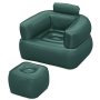 BESTWAY Comfi Cube fotelja na naduvavanje sa tabureom 107x99x80 cm (dve boje) - slika 2