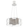OPVIQ Luster Dratkruh Glass White Grey - slika 1