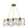 OPVIQ Luster Dratrio Glass Gold Transparent - slika 1