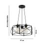 OPVIQ Luster Dratkruh Black - slika 3
