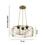 OPVIQ Luster Dratkruh Gold - slika 3