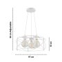 OPVIQ Luster Dratkruh White - slika 3