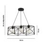 OPVIQ Luster Dratrio Black - slika 3