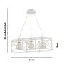 OPVIQ Luster Dratrio White - slika 3