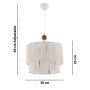 OPVIQ Luster Vnoreny W White Brown - slika 3