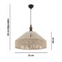 OPVIQ Luster Tartan W Ecru Brown - slika 3