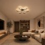 HOME LIGHT Solea 164 CCT LED plafonjera crna - slika 2