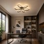 HOME LIGHT Solea 164 CCT LED plafonjera crna - slika 3