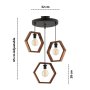 OPVIQ Luster Hexagon Triple Dark B - slika 3