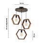 OPVIQ Luster Hexagon Triple Dark G - slika 3