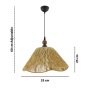 OPVIQ Luster Sukne W Camel Brown - slika 3
