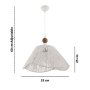 OPVIQ Luster Sukne W White Brown - slika 3