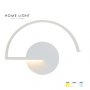 HOME LIGHT Solea 153 CCT LED zidna lampa bela - slika 1