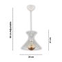 OPVIQ Luster Korzet White - slika 3