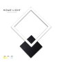 HOME LIGHT Solea 157 CCT LED zidna lampa crna - slika 1