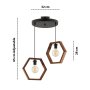 OPVIQ Luster Hexagon Double Dark B - slika 3