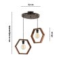 OPVIQ Luster Hexagon Double Dark G - slika 3