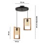 OPVIQ Luster Rectangle Double B Glass - slika 3