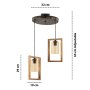 OPVIQ Luster Rectangle Double G Glass - slika 3