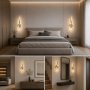 HOME LIGHT Solea 137 LED zidna lampa Cappuccino - slika 3