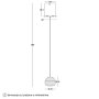 HOME LIGHT Solea 69 CCT LED visilica - slika 4