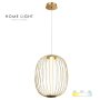 HOME LIGHT Solea 67 CCT LED visilica zlatna - slika 1