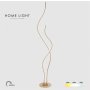 HOME LIGHT Solea 150 CCT LED podna lampa krem - slika 1