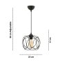 OPVIQ Luster Kruhovy Black - slika 3
