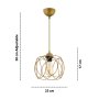 OPVIQ Luster Kruhovy Gold - slika 3