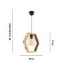 OPVIQ Luster Hexagon Single Glass - slika 3