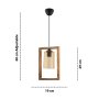 OPVIQ Luster Rectangle Single Glass - slika 3