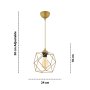 OPVIQ Luster Geodrat Gold - slika 3