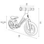 MoMi Balans bike Noru Grey - slika 5
