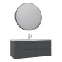 HANAH HOME Kupatilski ormarić sa umivaonikom i ogledalom (2 komada) Moonlight 120 v2 404 - slika 3