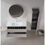 HANAH HOME Kupatilski ormarić sa umivaonikom i ogledalom (2 komada) Moonlight 120 v2 409 - slika 2