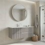 HANAH HOME Kupatilski ormarić sa umivaonikom i ogledalom (2 komada) Moonlight 120 v2 409 - slika 1