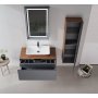 HANAH HOME Kupatilski ormarić sa umivaonikom i ogledalom (2 komada) Craft 100 430 - slika 2
