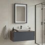 HANAH HOME Kupatilski ormarić sa umivaonikom i ogledalom (2 komada) Craft 100 430 - slika 1