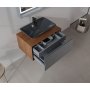 HANAH HOME Kupatilski ormarić sa umivaonikom i ogledalom (2 komada) Craft 80 986 - slika 3