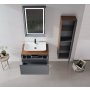 HANAH HOME Kupatilski ormarić sa umivaonikom i ogledalom (2 komada) Craft 80 988 - slika 2