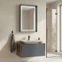 HANAH HOME Kupatilski ormarić sa umivaonikom i ogledalom (2 komada) Craft 80 988 - slika 1