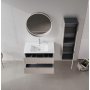 HANAH HOME Kupatilski ormarić sa umivaonikom i ogledalom (2 komada) Moonlight 90 v2 394 - slika 2