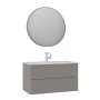 HANAH HOME Kupatilski ormarić sa umivaonikom i ogledalom (2 komada) Moonlight 90 v2 394 - slika 3