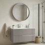 HANAH HOME Kupatilski ormarić sa umivaonikom i ogledalom (2 komada) Moonlight 90 v2 394 - slika 1