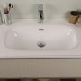 HANAH HOME Kupatilski ormarić sa umivaonikom i ogledalom (2 komada) Elegant Grey Hrast - slika 4